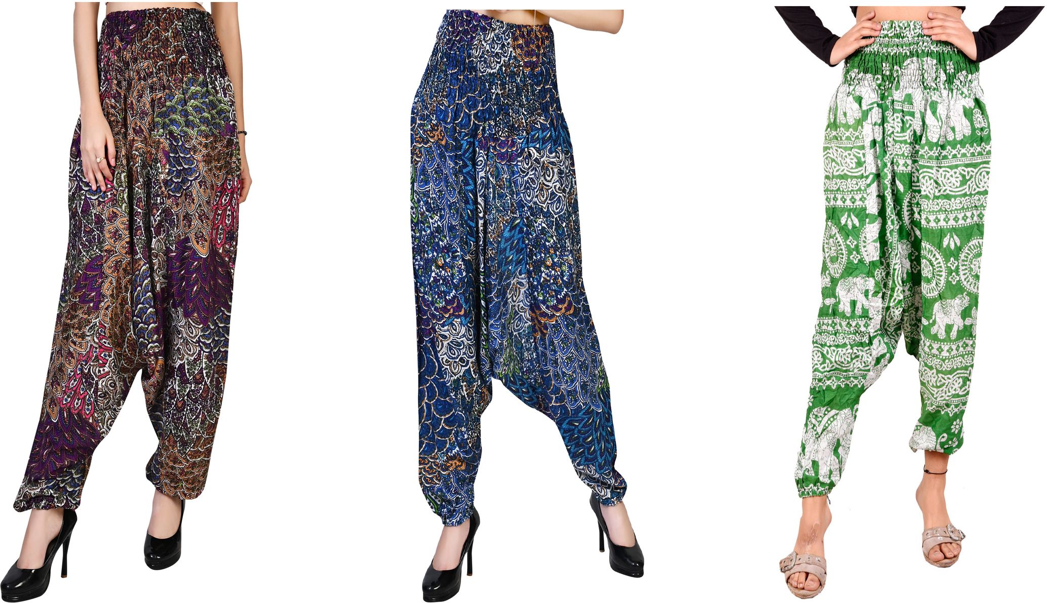 narnari Printed Rayon Women Harem Pants-picture-33