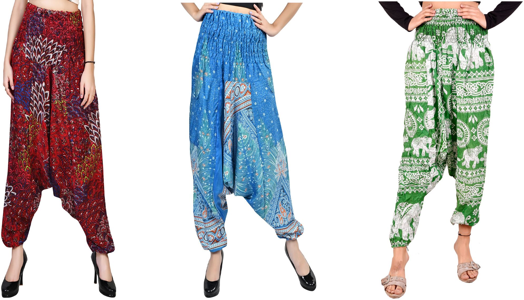narnari Printed Rayon Women Harem Pants-picture-28