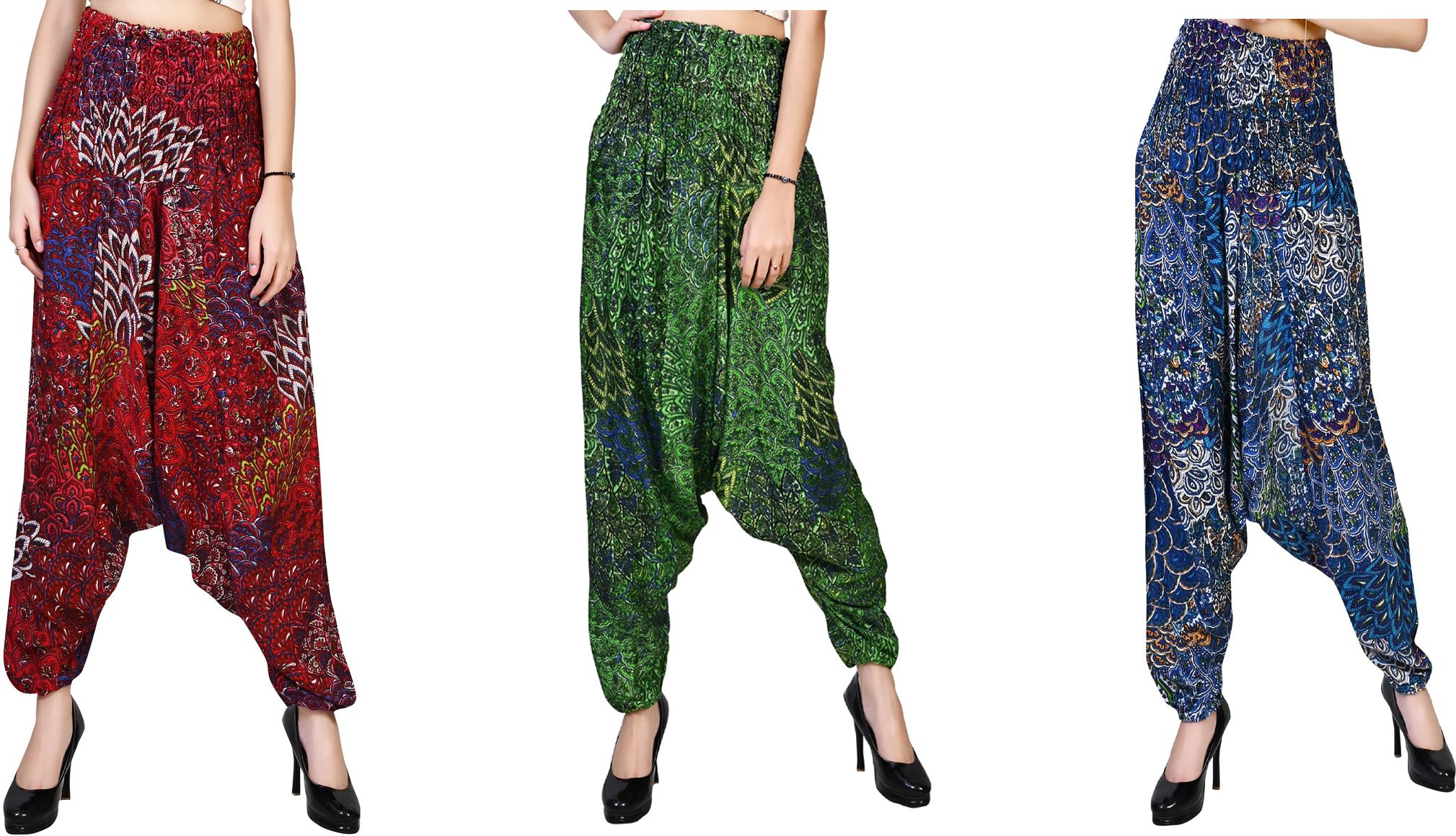 narnari Printed Rayon Women Harem Pants-picture-13