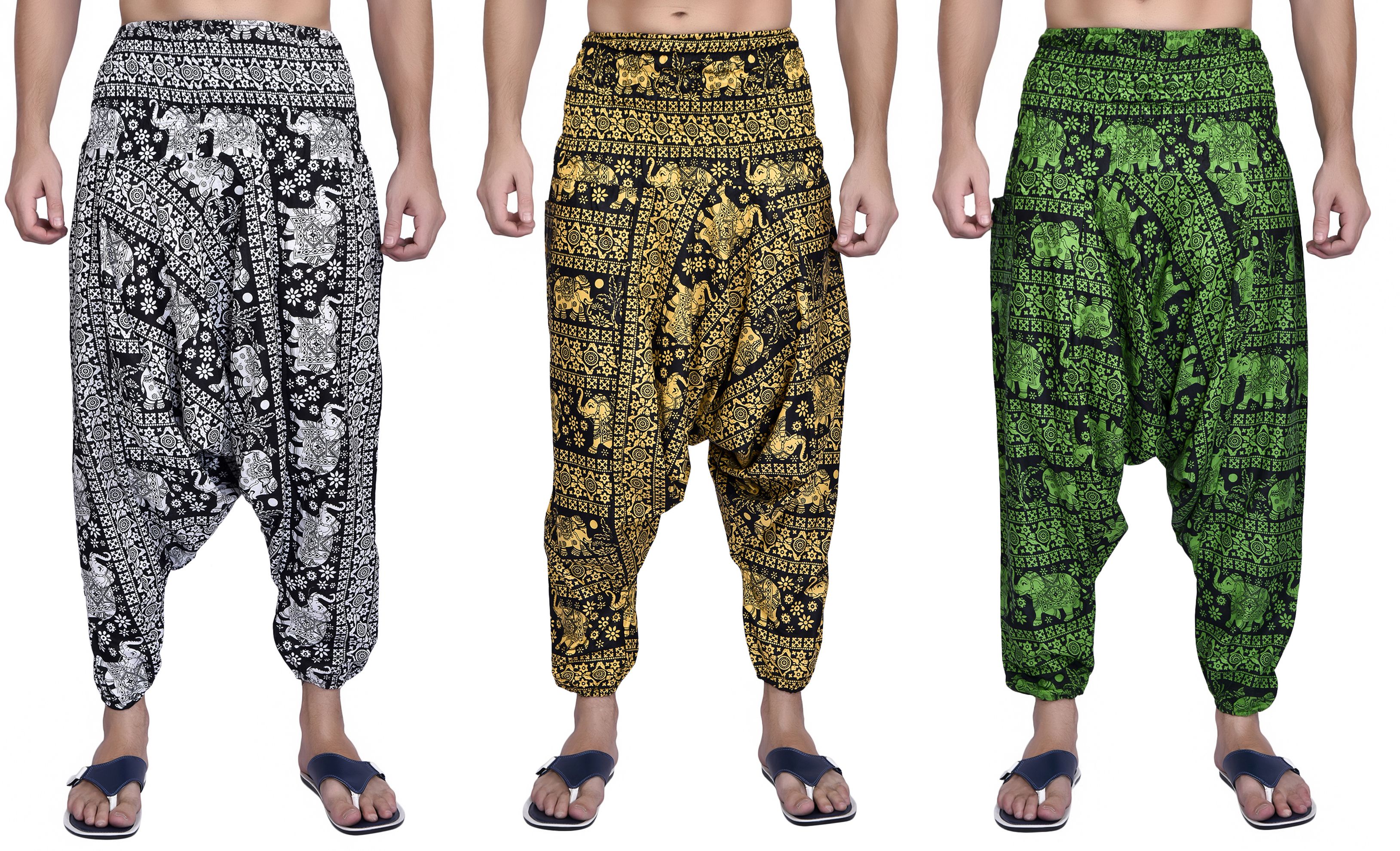 Printed Cotton Men Harem Pants-image-23