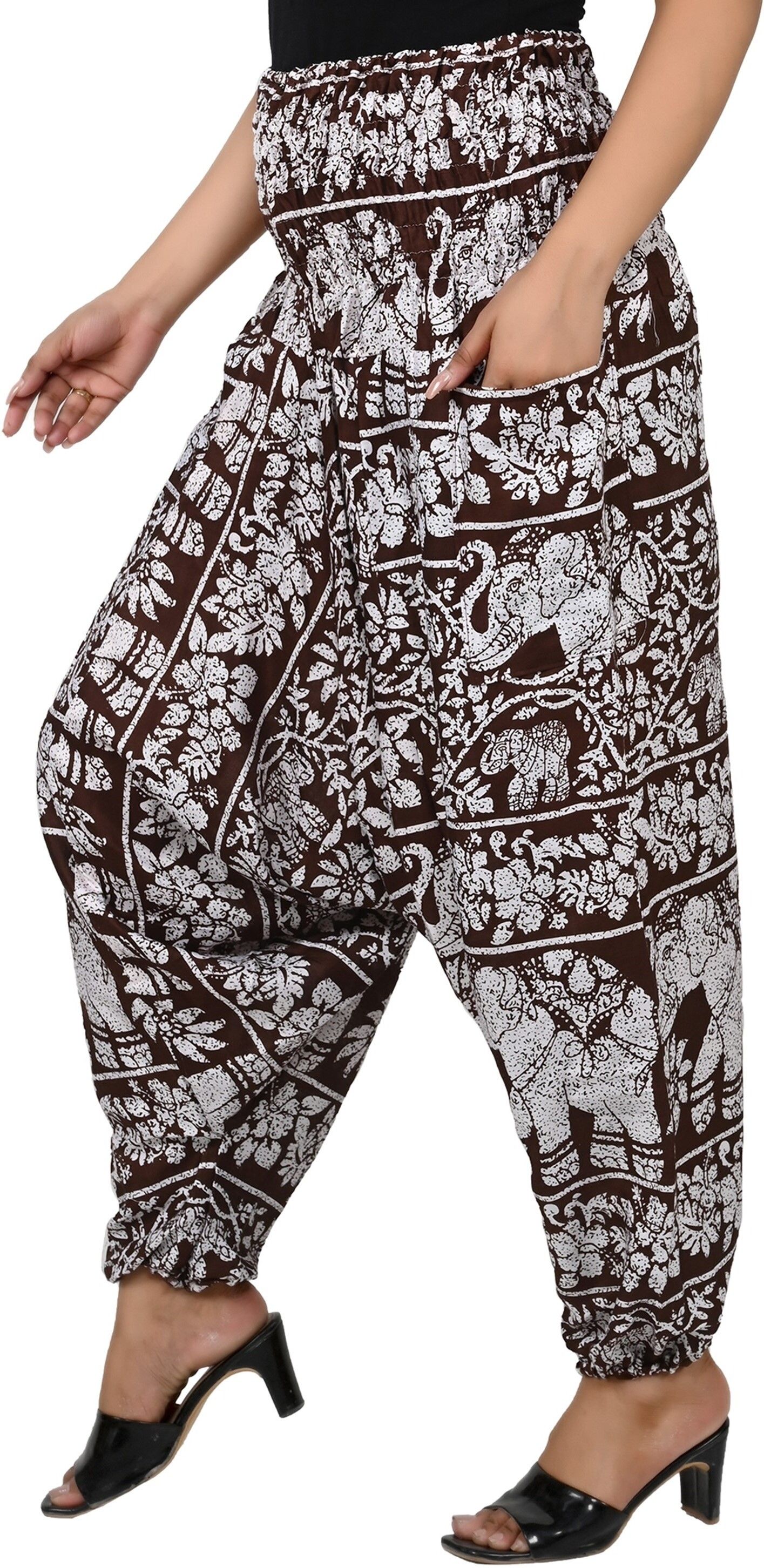 letz dezine Printed Rayon Women Harem Pants-picture-27