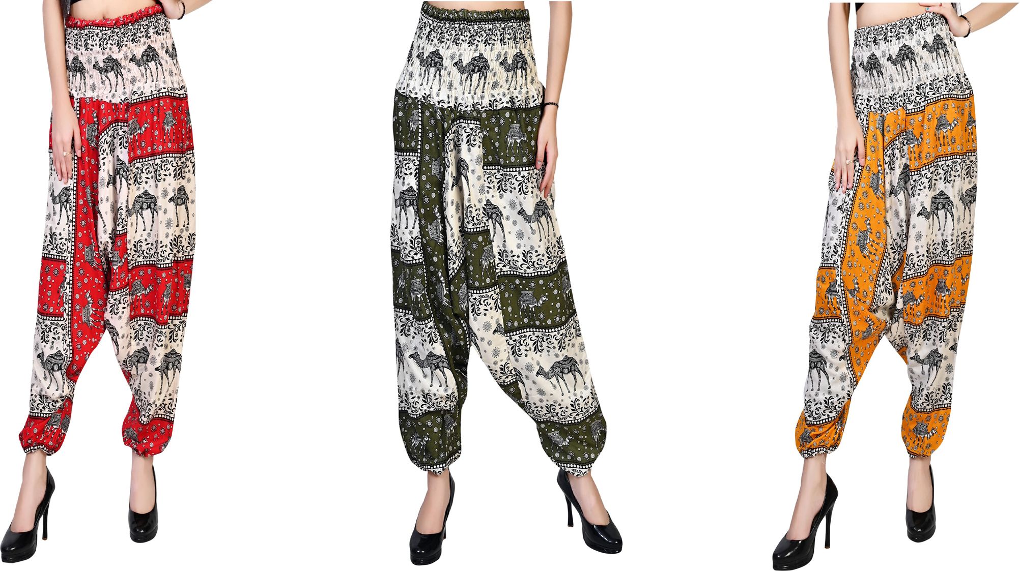 narnari Printed Rayon Women Harem Pants-picture-30