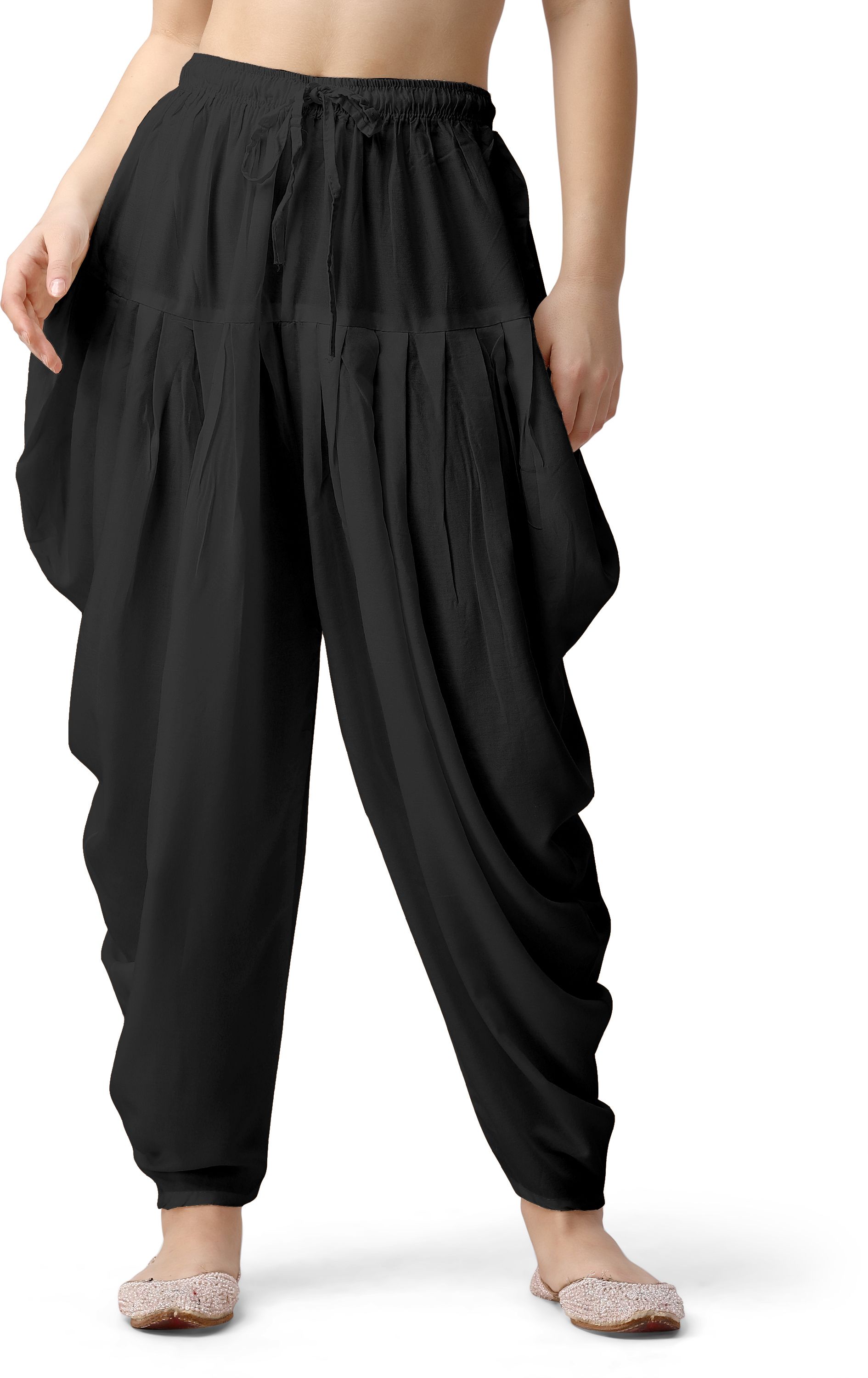 mehrang Solid Rayon Women Harem Pants-picture-16