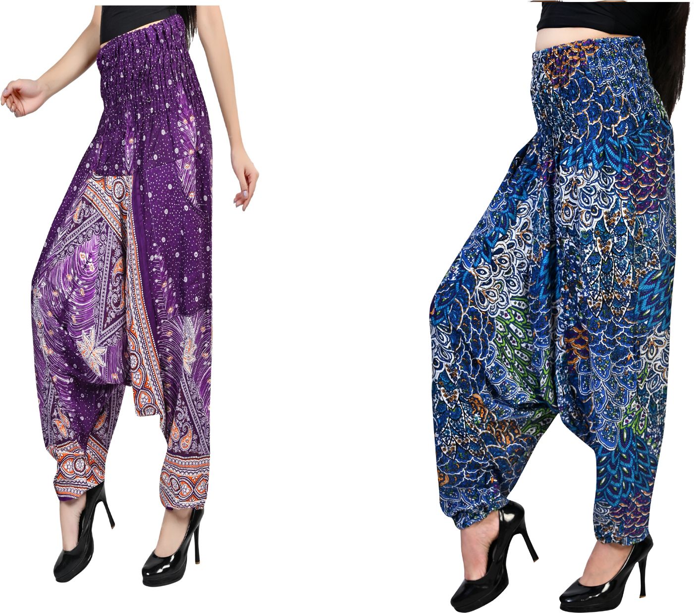 narnari Printed Rayon Women Harem Pants-picture-33