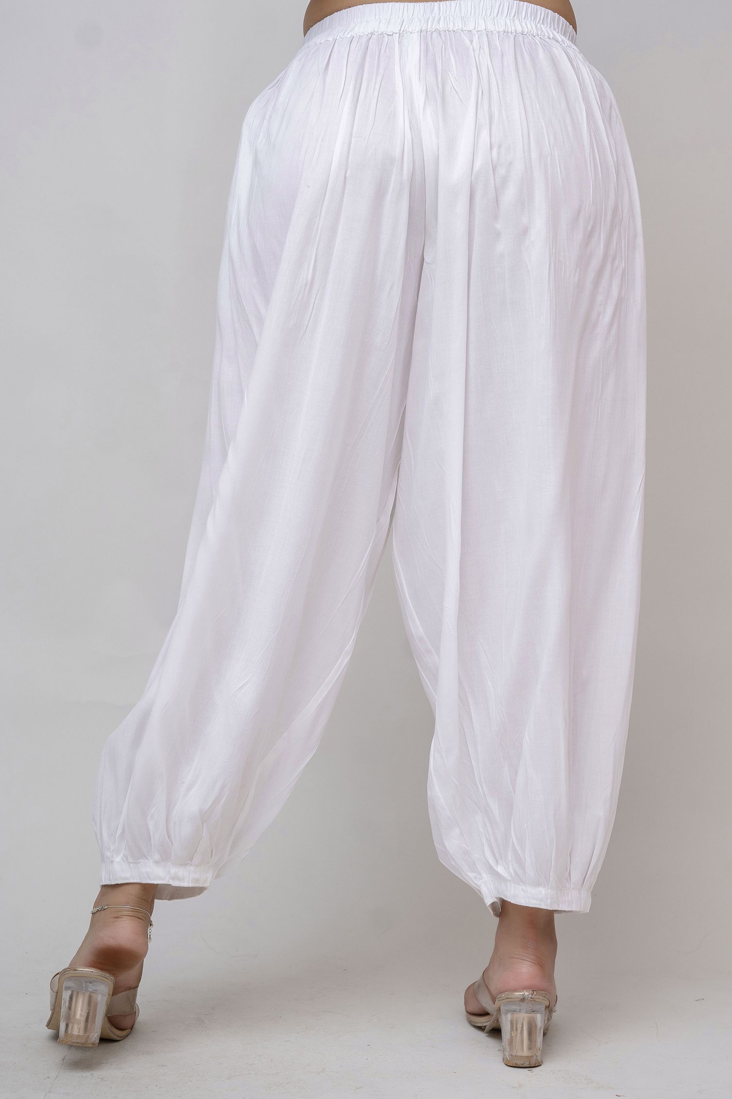 Solid Rayon Women Harem Pants