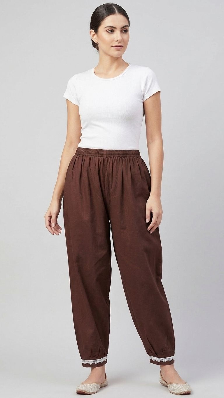 atriyo Solid Cotton Women Harem Pants-picture-26