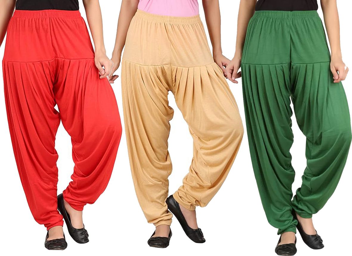 just try fashion Solid Viscose Women Harem Pants-picture-46