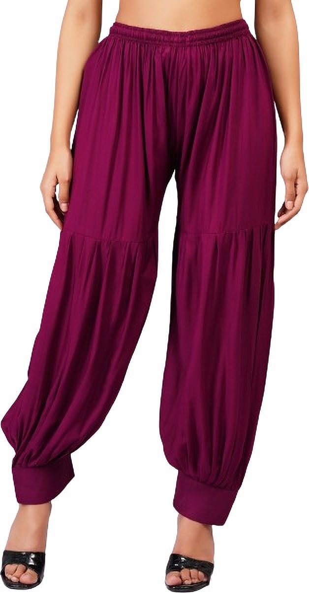 aadrika.com fashion world Solid Rayon Women Harem Pants-picture-11
