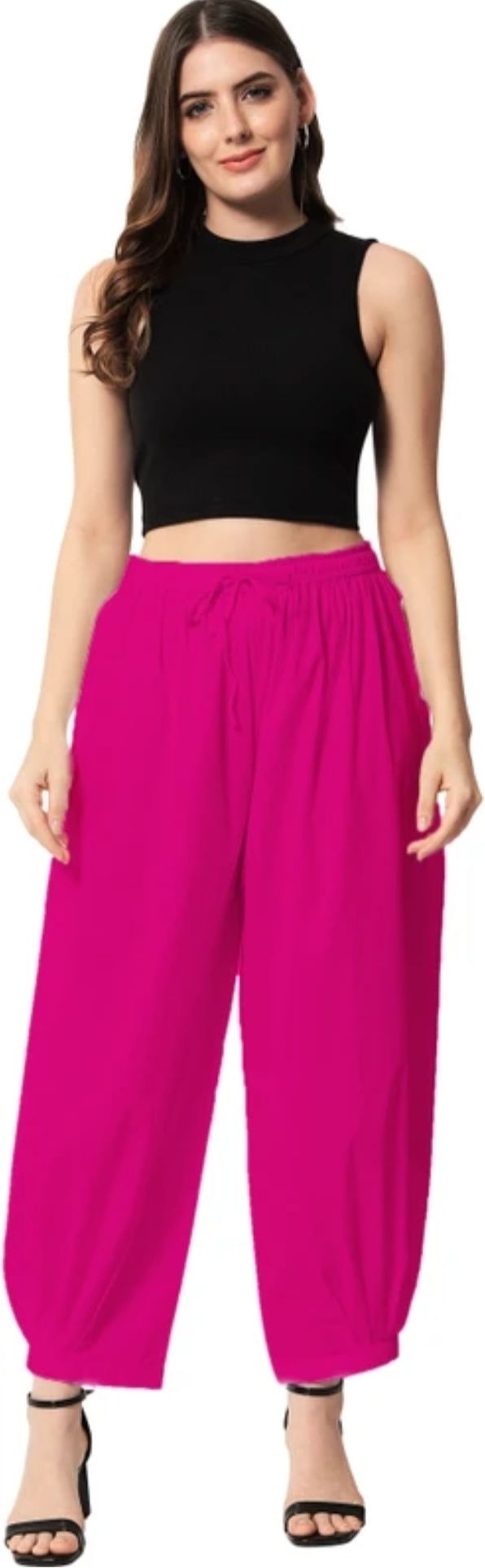 shahifaishion Solid Rayon Women Harem Pants-picture-25