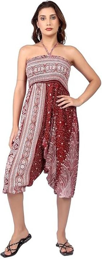 whitewhale Printed Rayon Women Harem Pants-picture-27