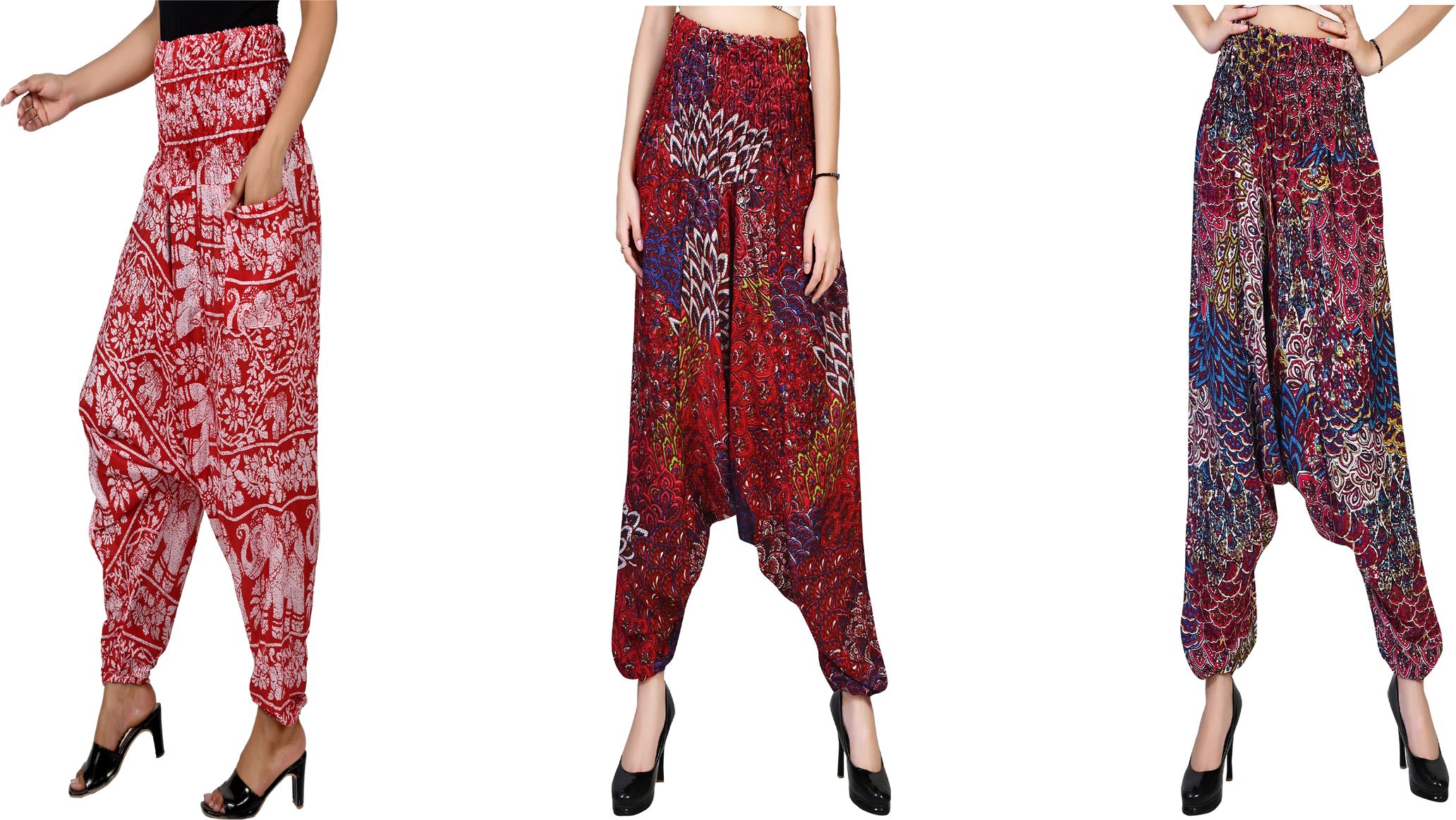 narnari Printed Rayon Women Harem Pants-picture-12