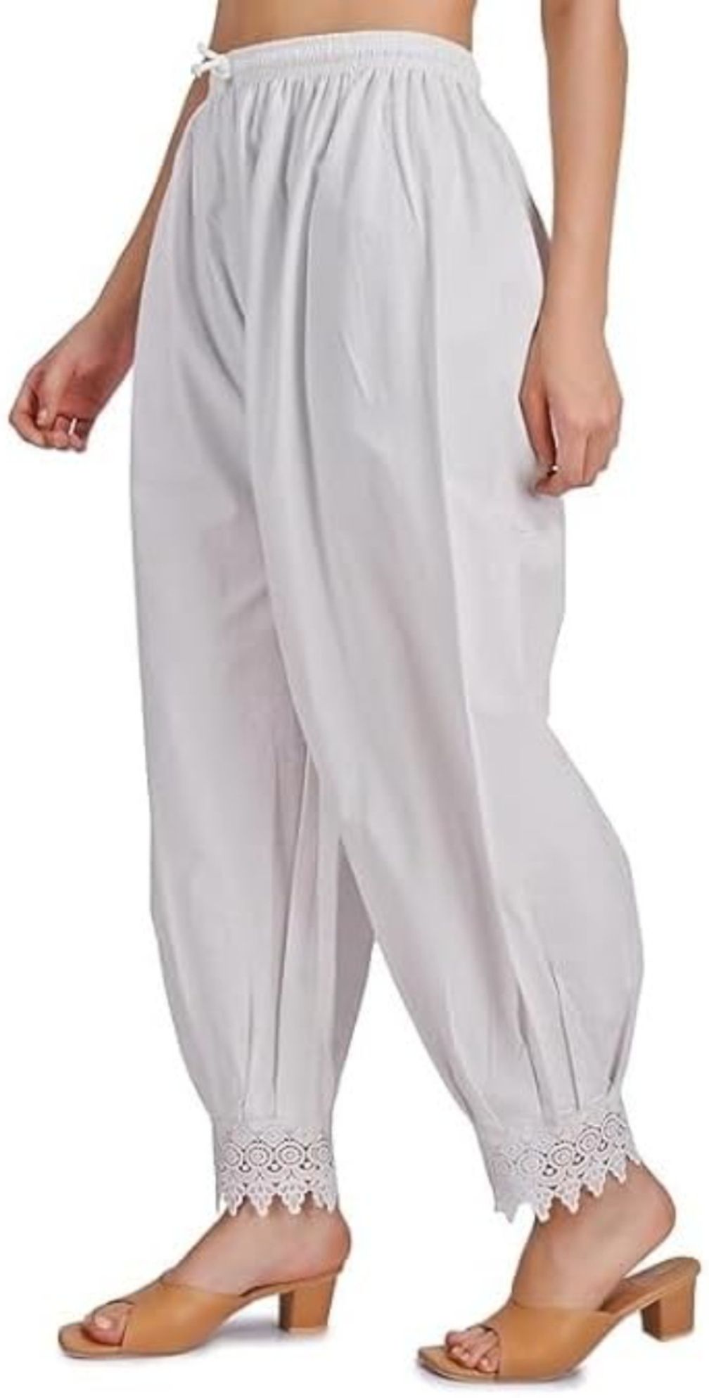 mixfit Solid Poly Cotton Women Harem Pants-picture-21