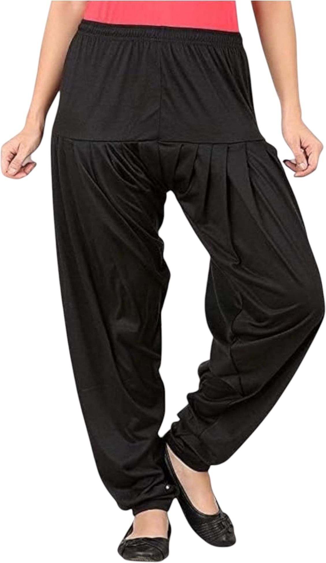 dream buds Solid Viscose Women Harem Pants-picture-1