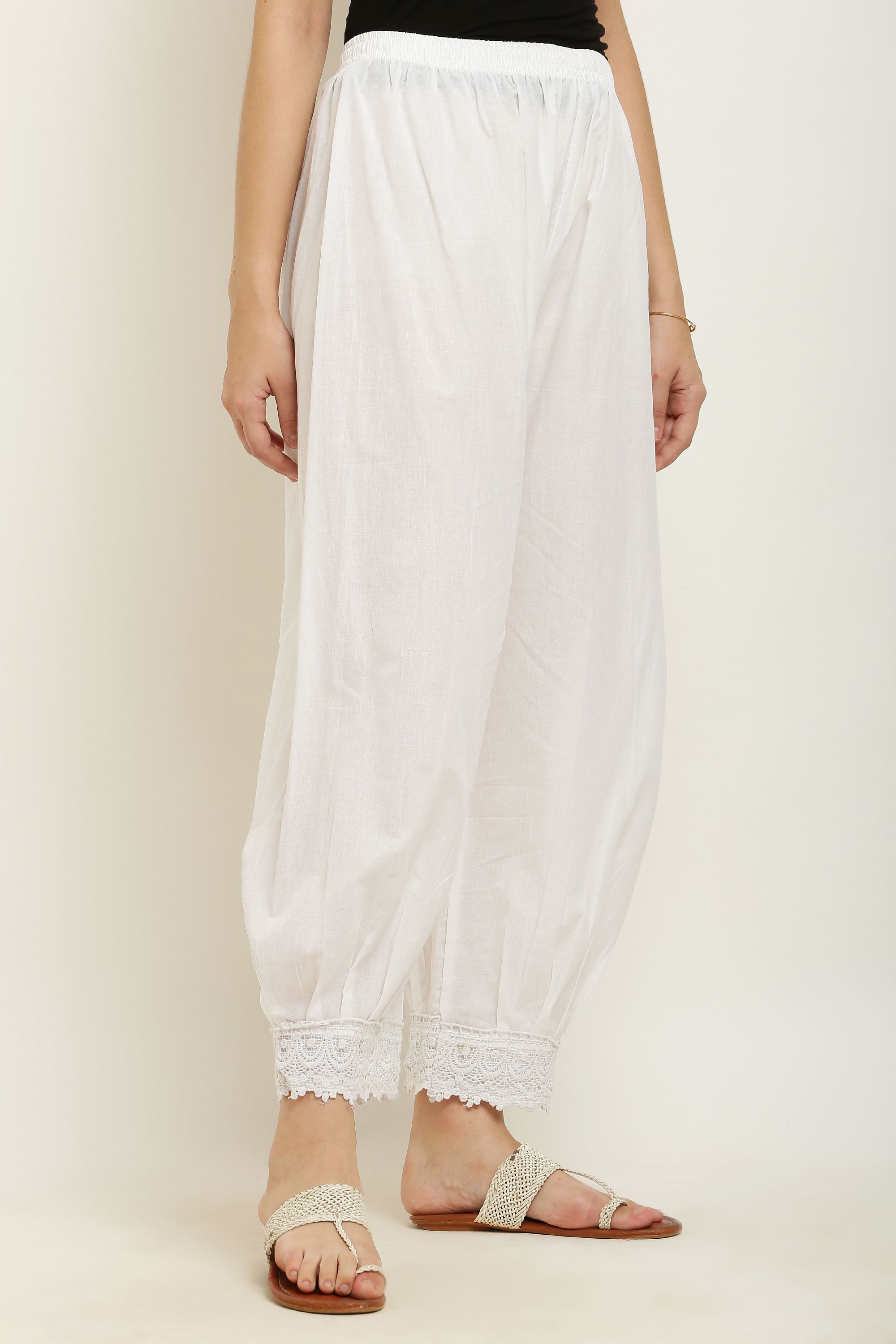 farukhi creation Solid Cotton Women Harem Pants-picture-10