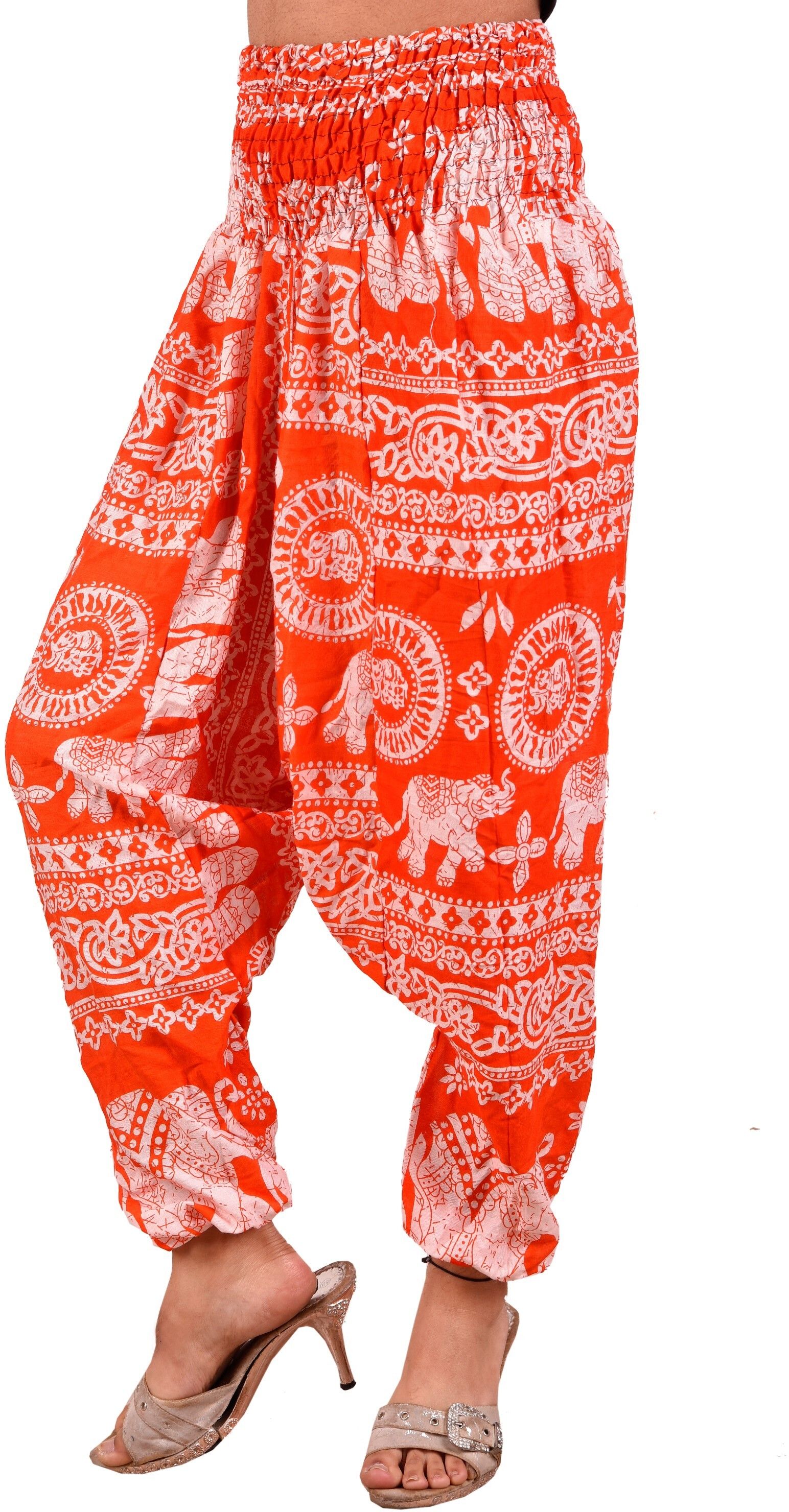 letz dezine Printed Rayon Women Harem Pants-picture-40