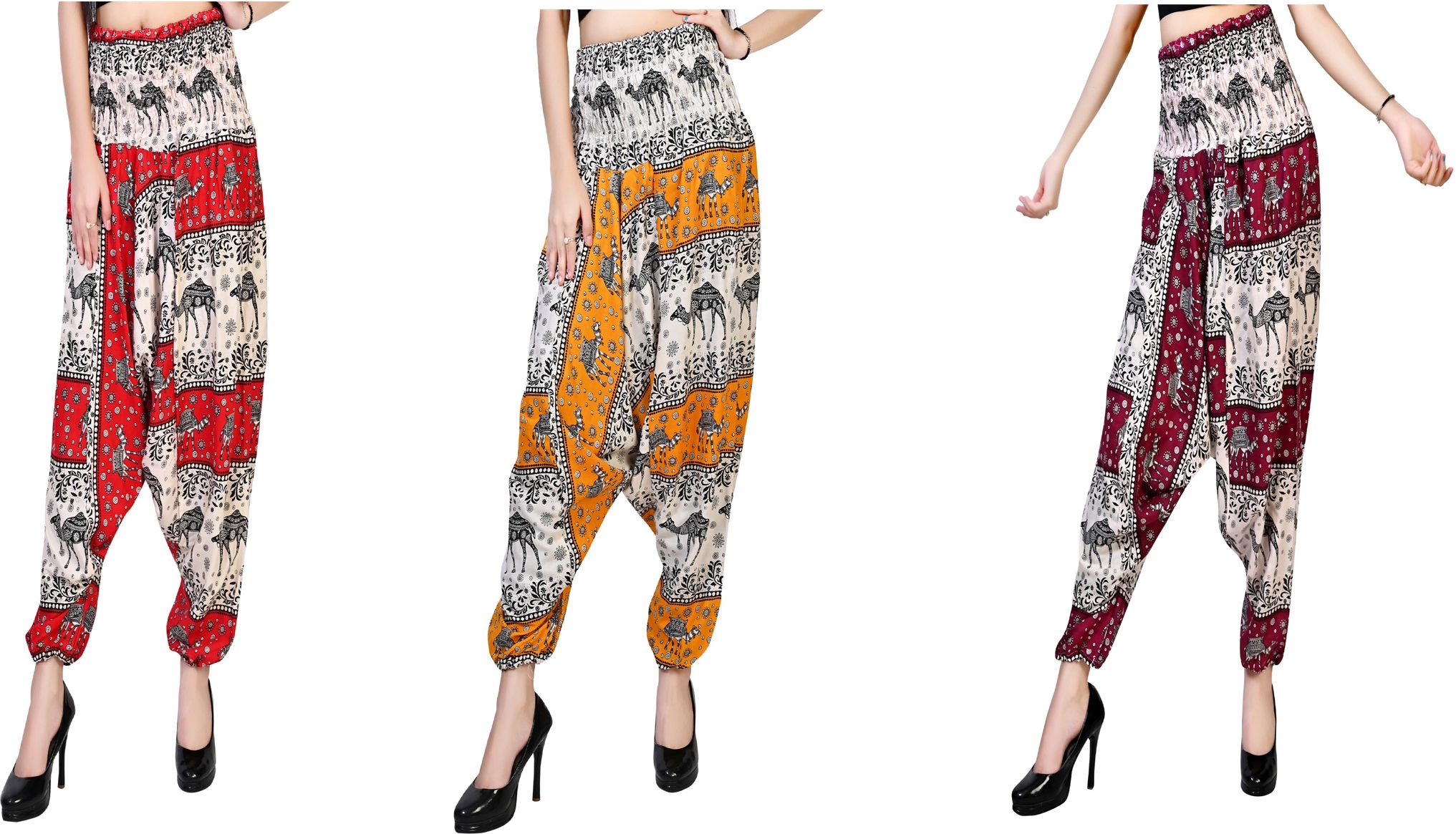 narnari Printed Rayon Women Harem Pants-picture-12