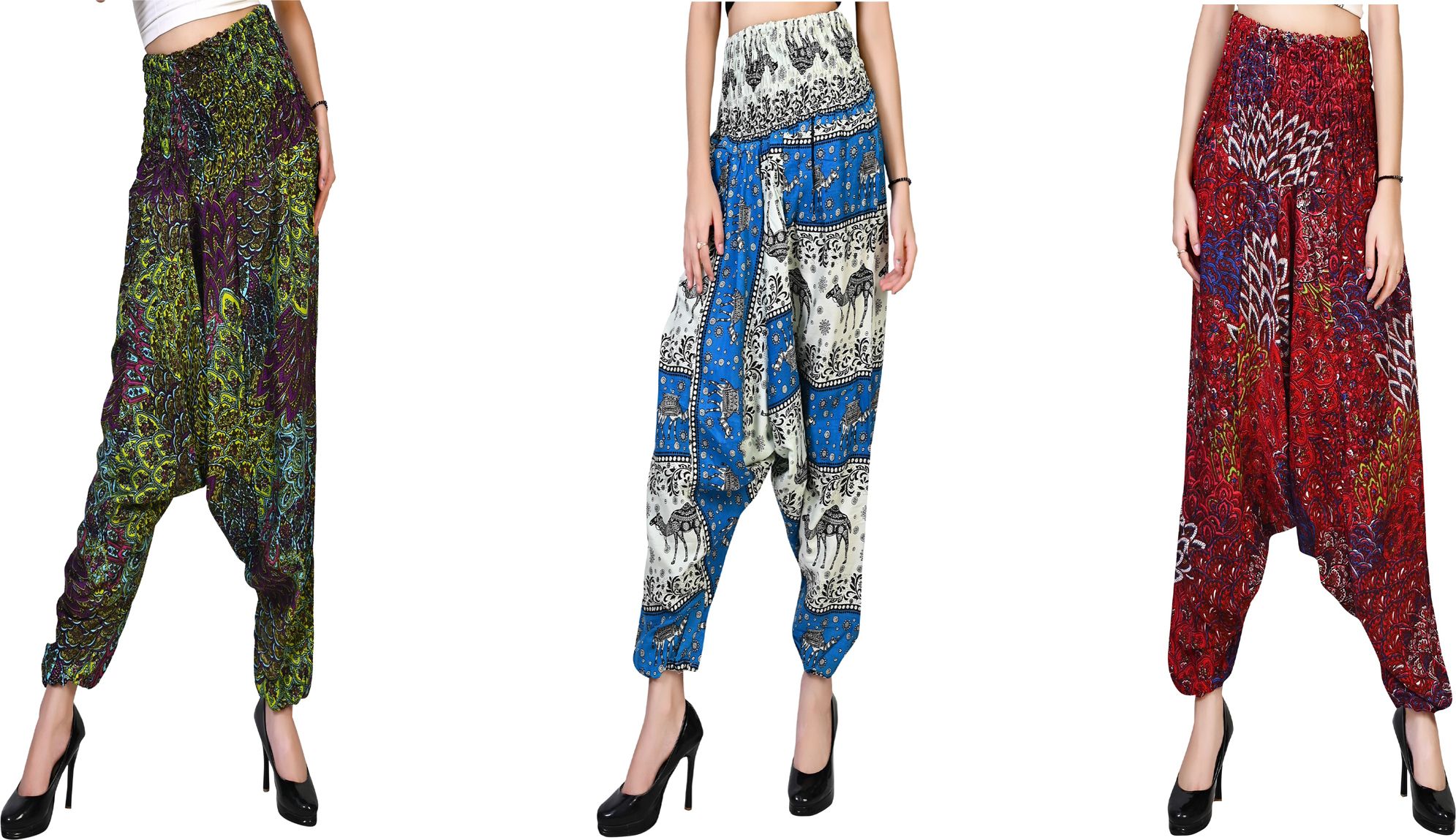 narnari Printed Rayon Women Harem Pants-picture-10