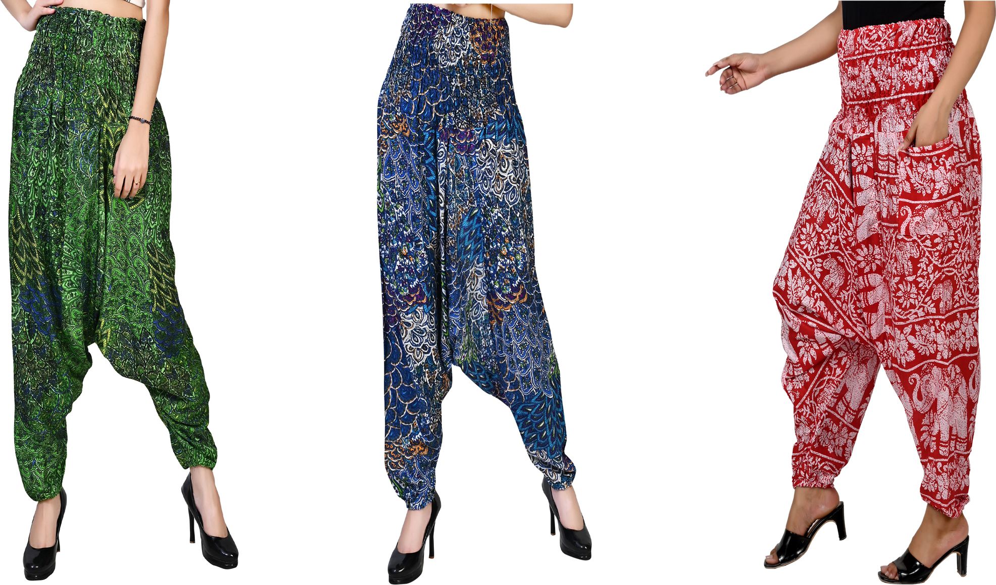 narnari Printed Rayon Women Harem Pants-picture-26