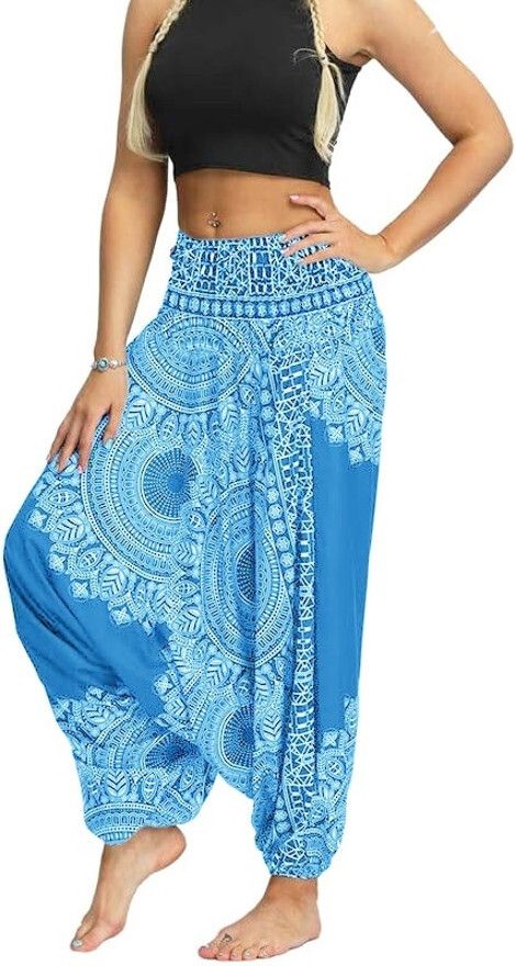 whitewhale Printed Rayon Women Harem Pants-picture-13