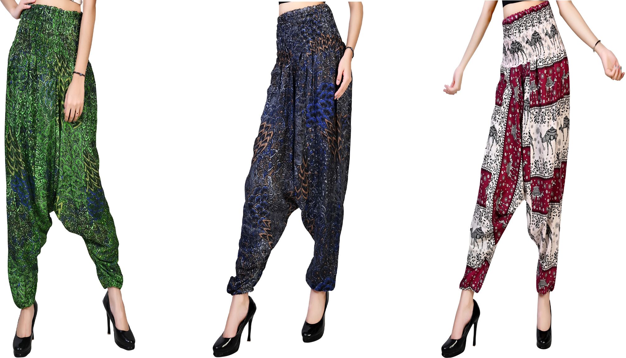 narnari Printed Rayon Women Harem Pants-picture-27