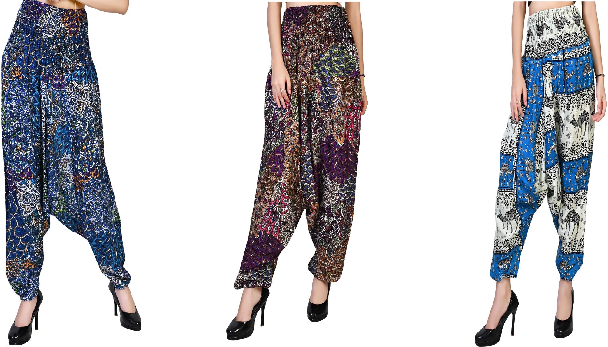 narnari Printed Rayon Women Harem Pants-picture-42