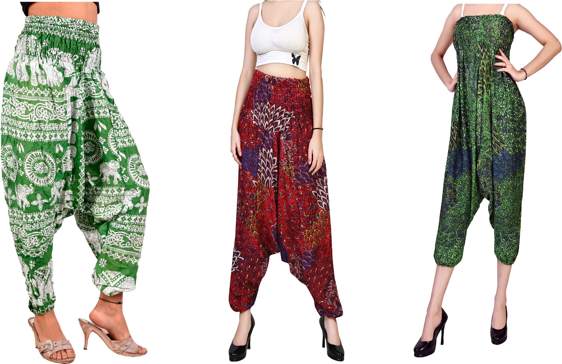 fusfus Printed Rayon, Cotton Women Harem Pants-picture-26