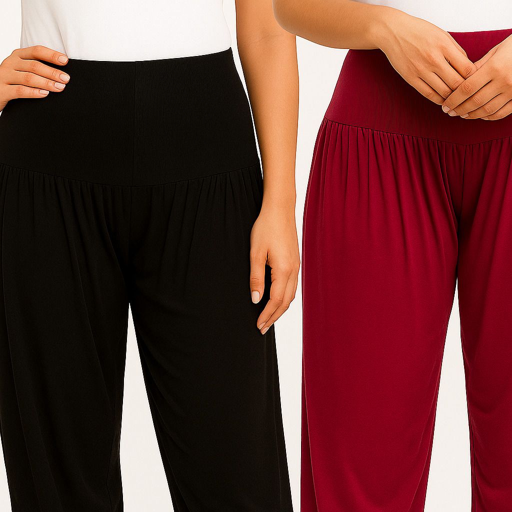 cozyplay Solid Viscose Women Harem Pants-picture-47
