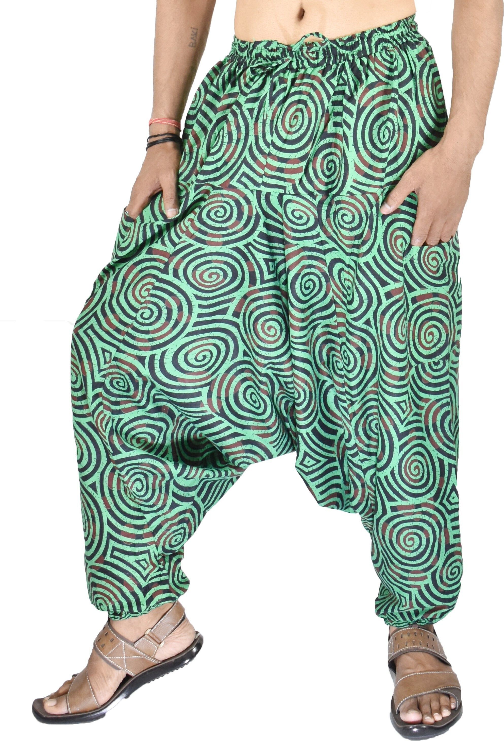 whitewhale Printed Cotton Men Harem Pants-picture-20