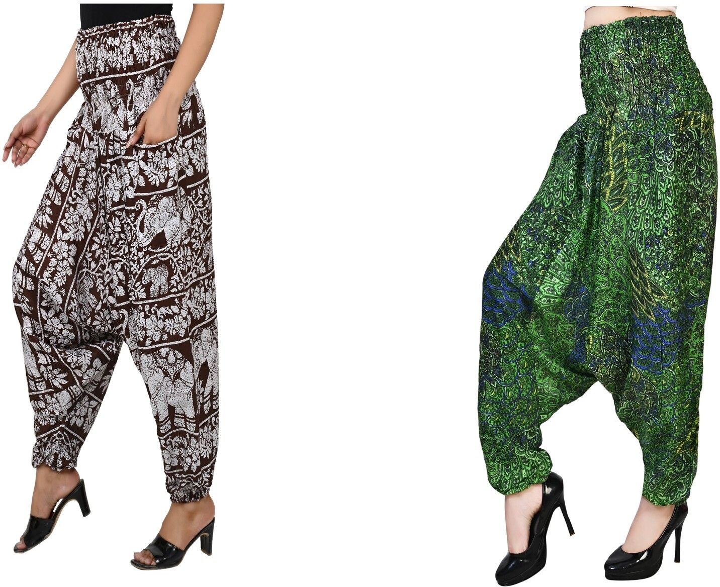 narnari Printed Rayon Women Harem Pants-picture-37