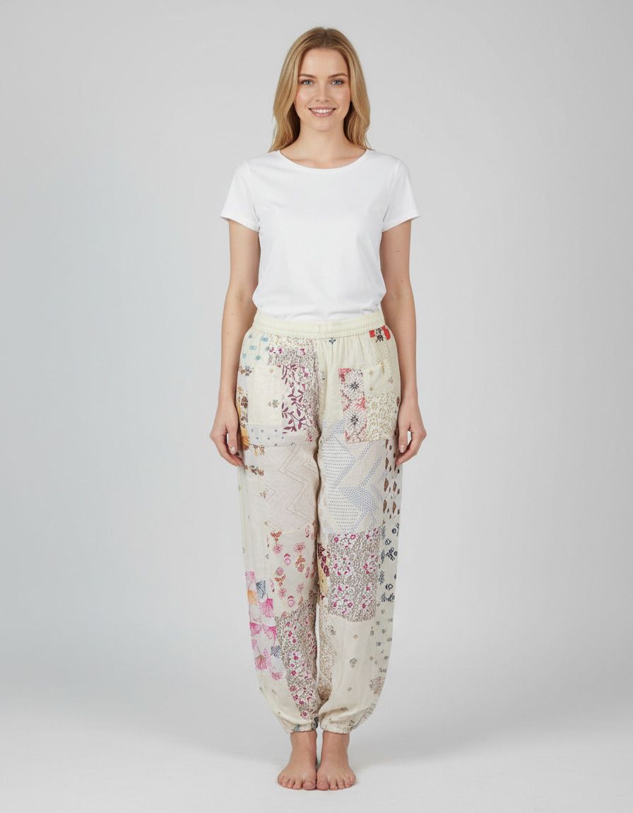 Printed Viscose Women Harem Pants-image-48