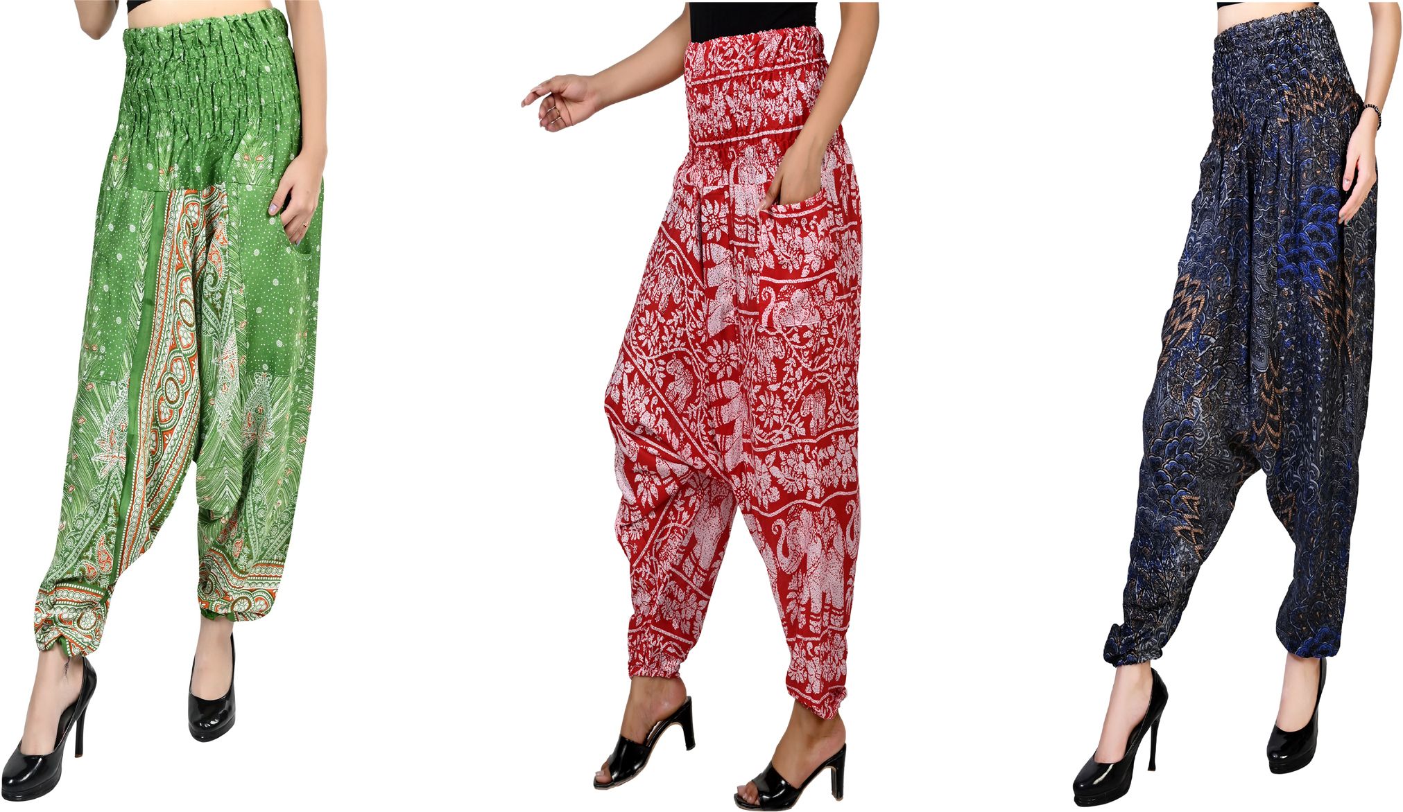 narnari Printed Rayon Women Harem Pants-picture-15