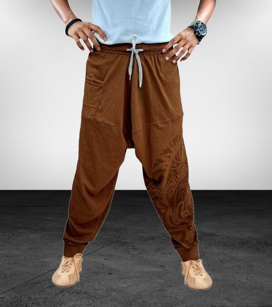 Printed Cotton Men Harem Pants