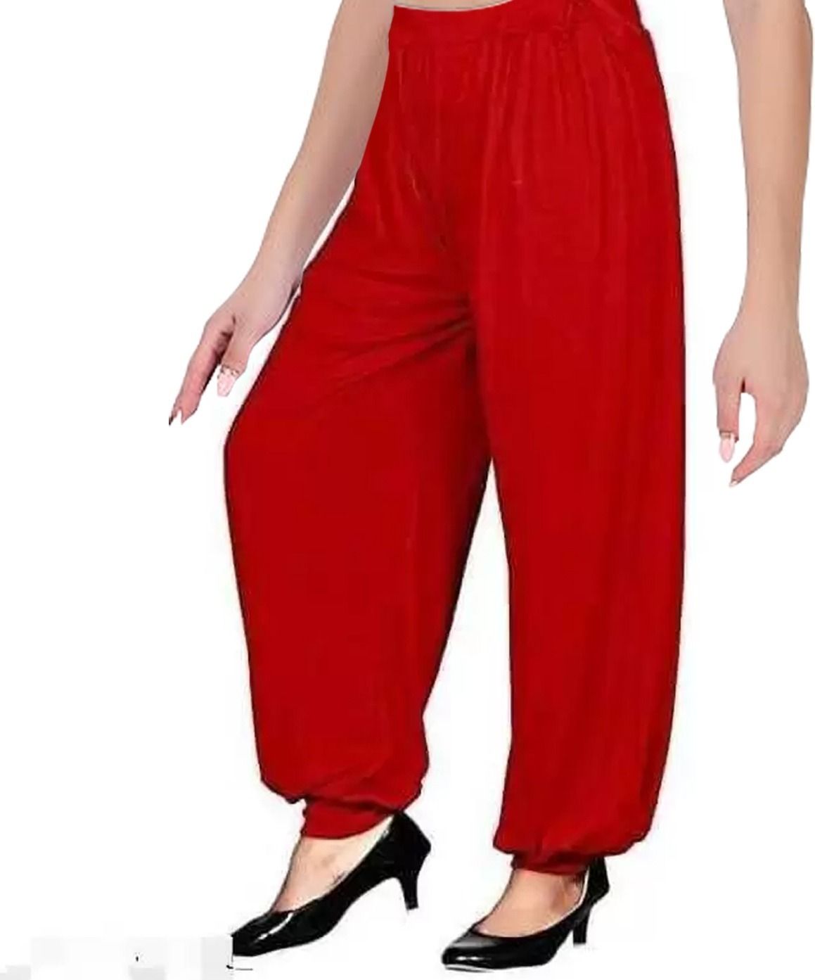 Solid Cotton Lycra Blend Women Harem Pants