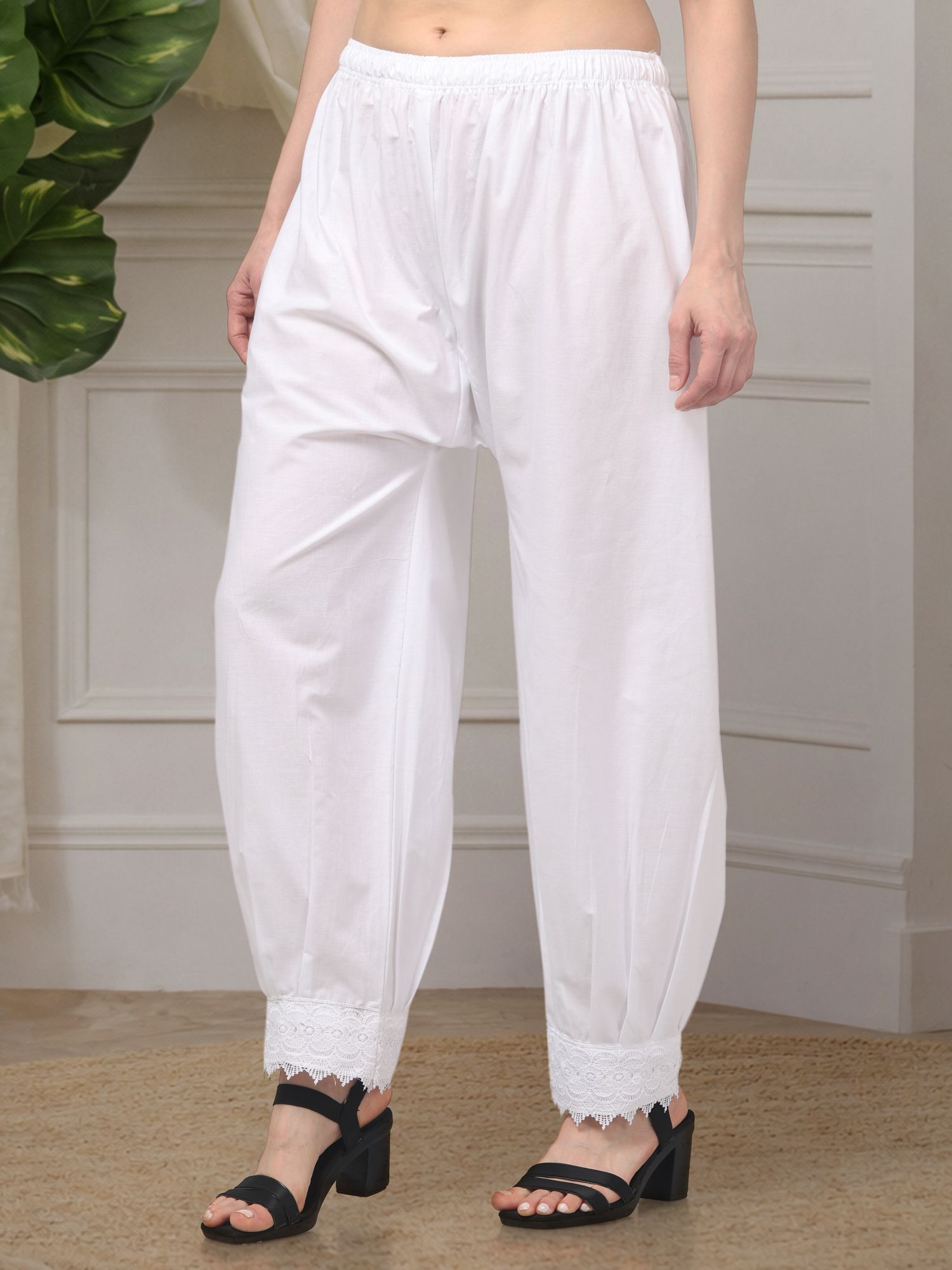 farukhi creation Solid Cotton Women Harem Pants-picture-22