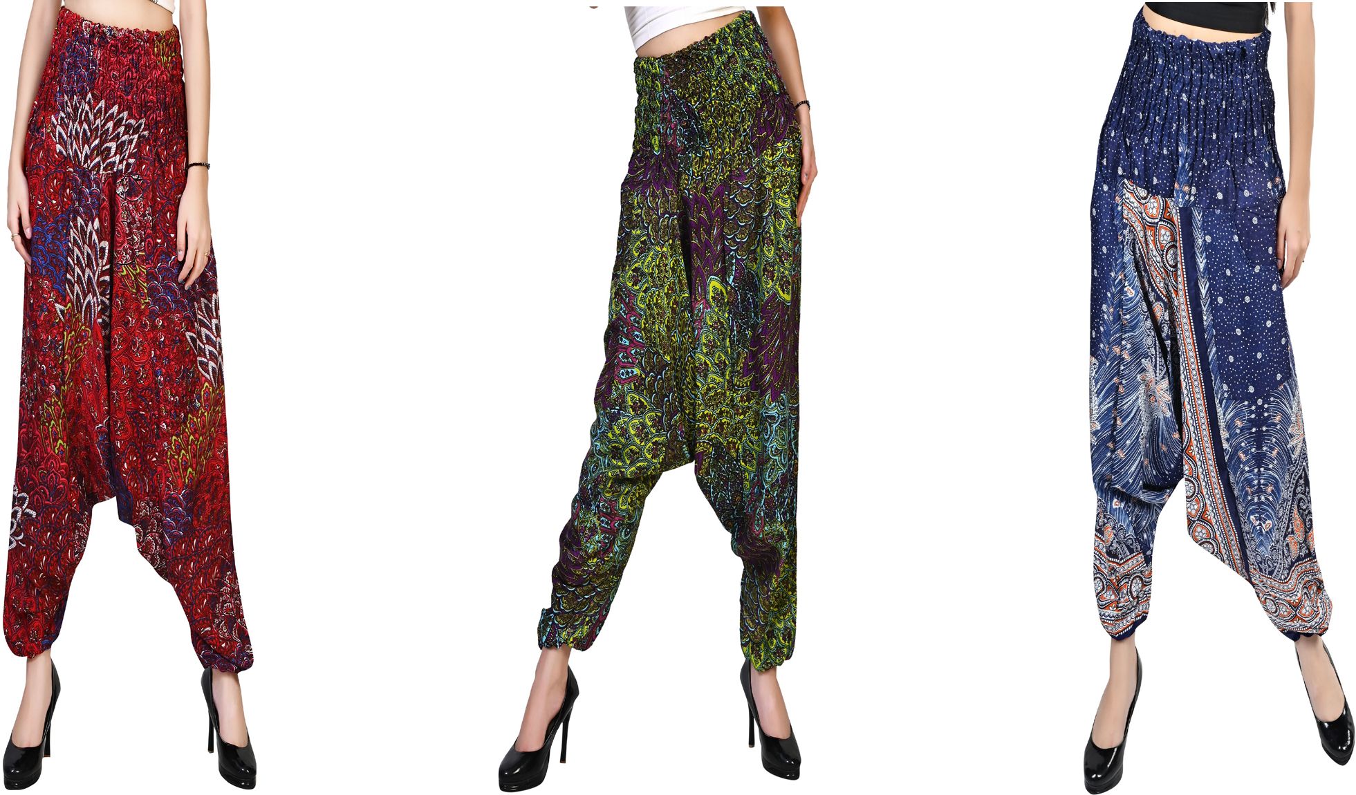 narnari Printed Rayon Women Harem Pants-picture-24