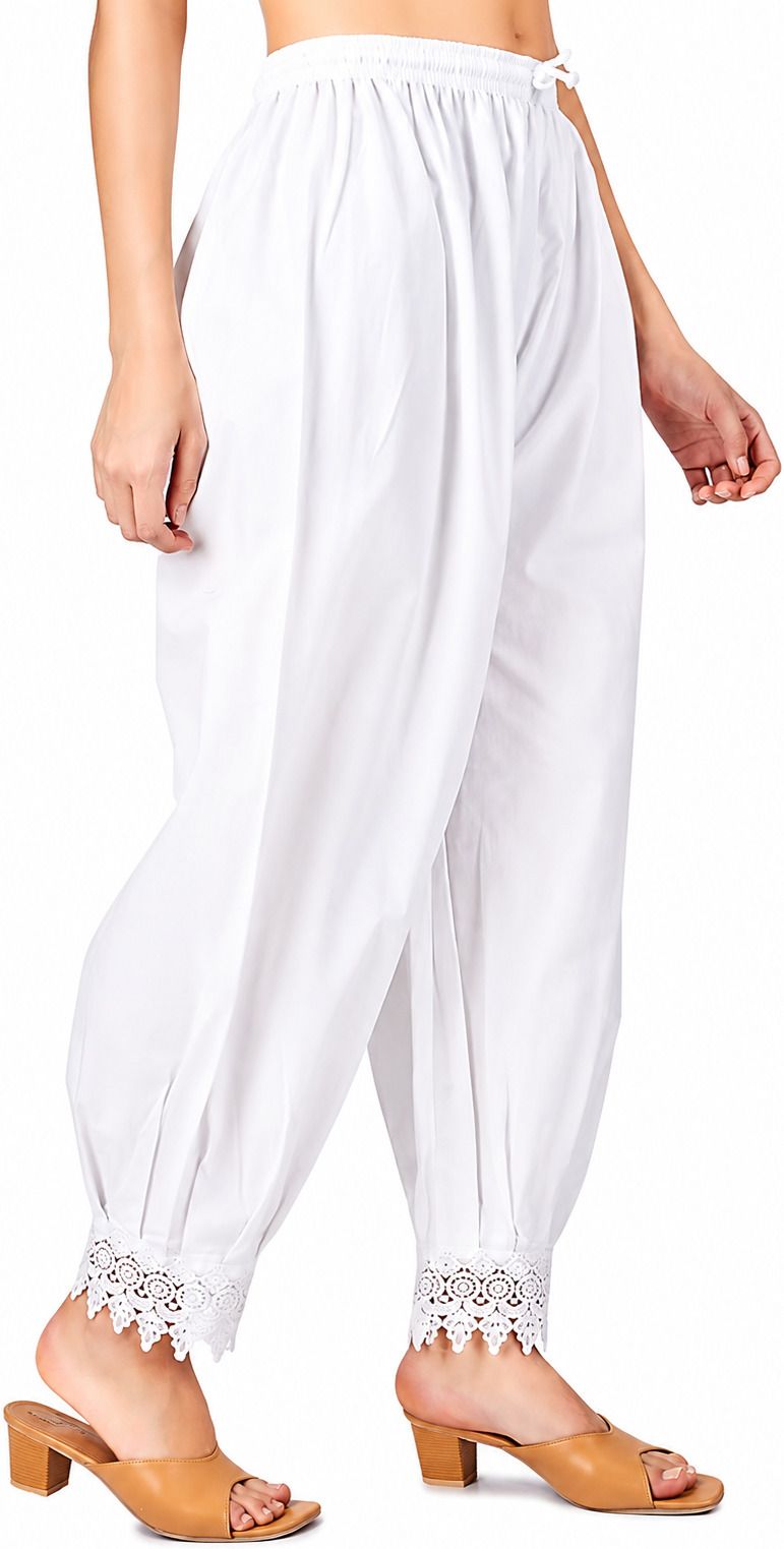 Solid, Self Design Cotton Lycra Blend, Cotton, Rayon Women Harem Pants-image-26