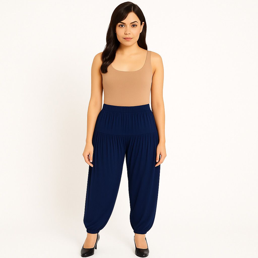 cozyplay Solid Viscose Women Harem Pants-picture-44