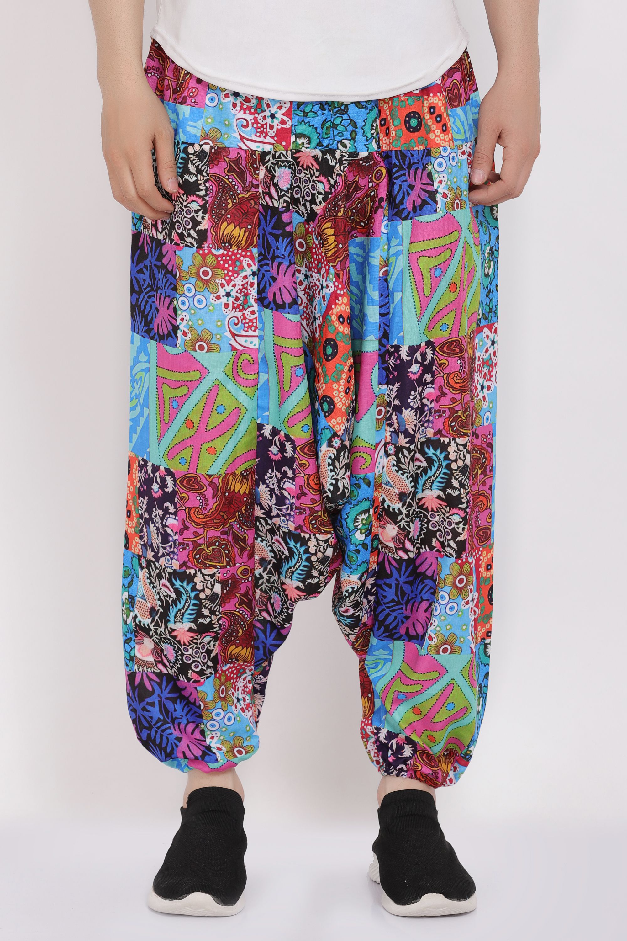 Printed Cotton Men Harem Pants-image-20