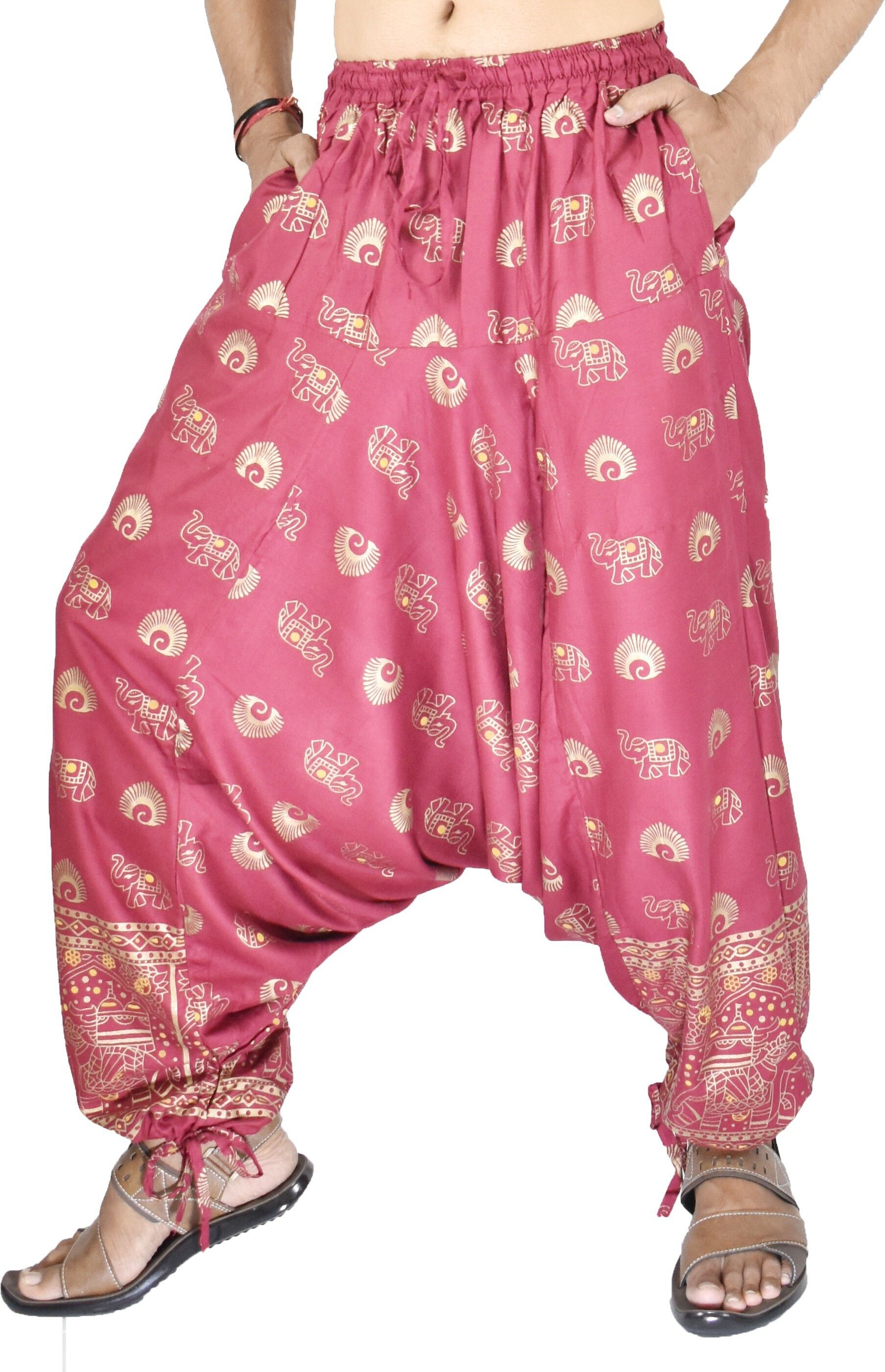 whitewhale Printed Rayon Men Harem Pants-picture-23
