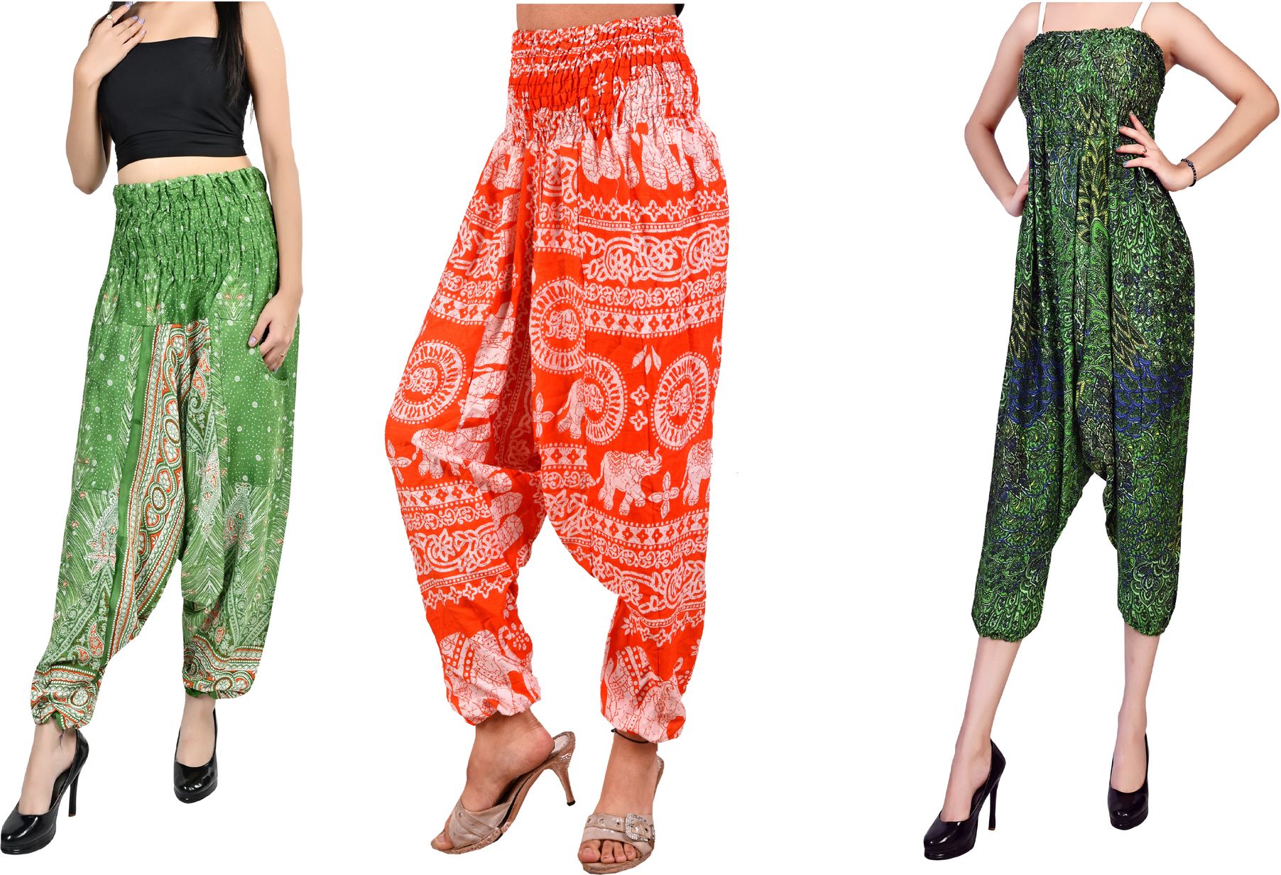 fusfus Printed Rayon, Cotton Women Harem Pants-picture-40