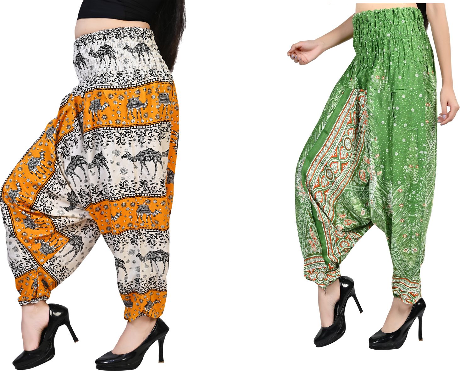 narnari Printed Rayon, Cotton Women Harem Pants-picture-37
