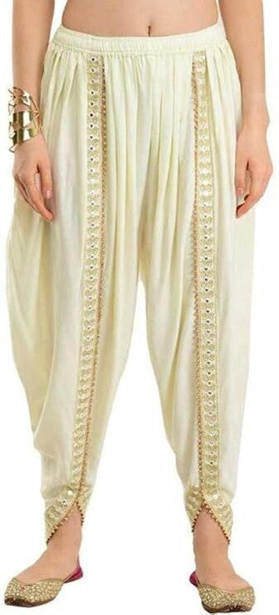 Embroidered Cotton Women Harem Pants