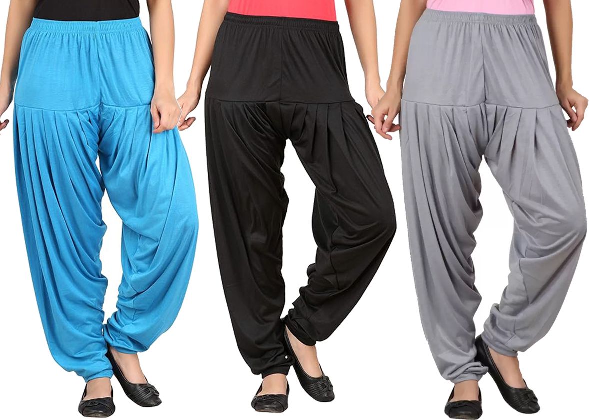 just try fashion Solid Viscose Women Harem Pants-picture-37