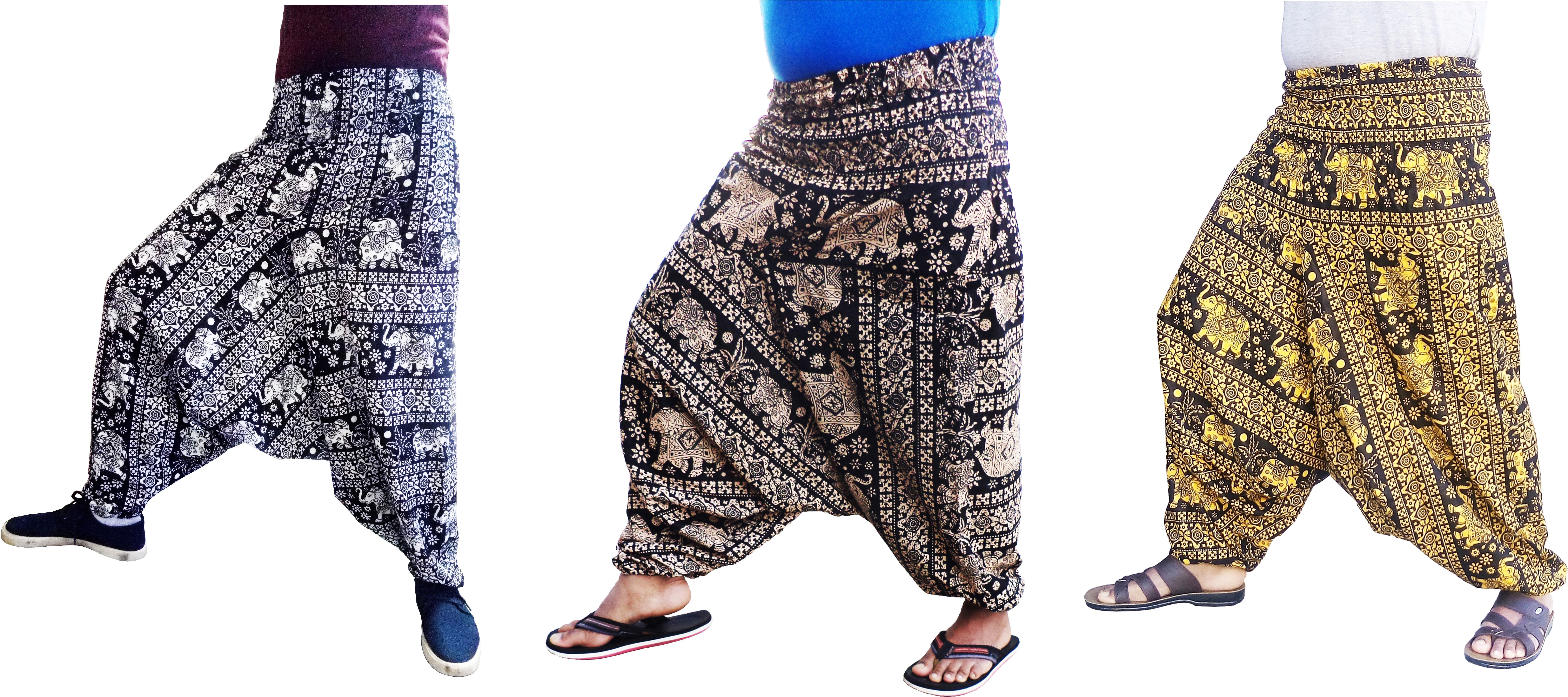 Printed Cotton Men Harem Pants-image-47