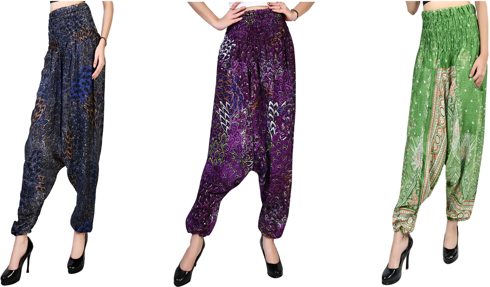 narnari Printed Rayon Women Harem Pants-picture-38