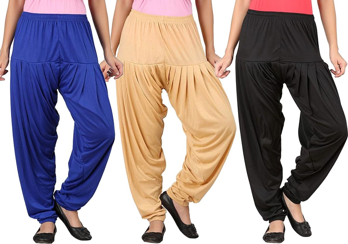 just try fashion Solid Viscose Women Harem Pants-picture-31