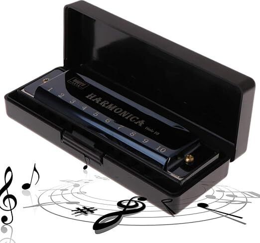 tadashrit Harmonica vintage type toys C Key 10 Hole 20 Tone for Beginners-picture-14
