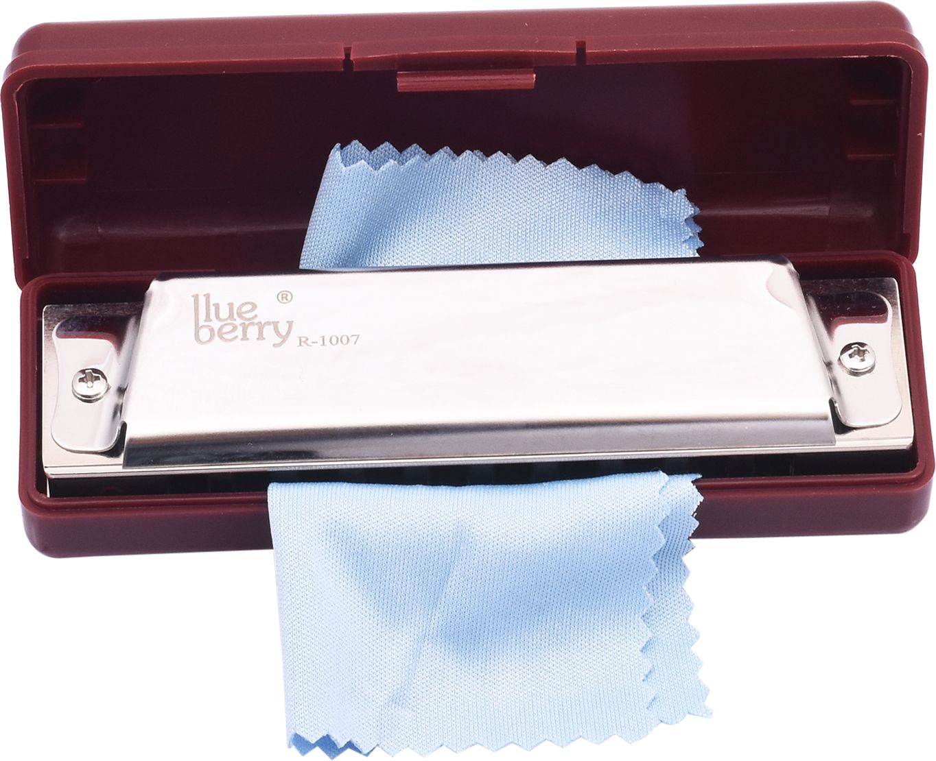 R-1007 Diatonic Blues 10 Holes Harmonica Blues Mouth Organ Key of C with Cover