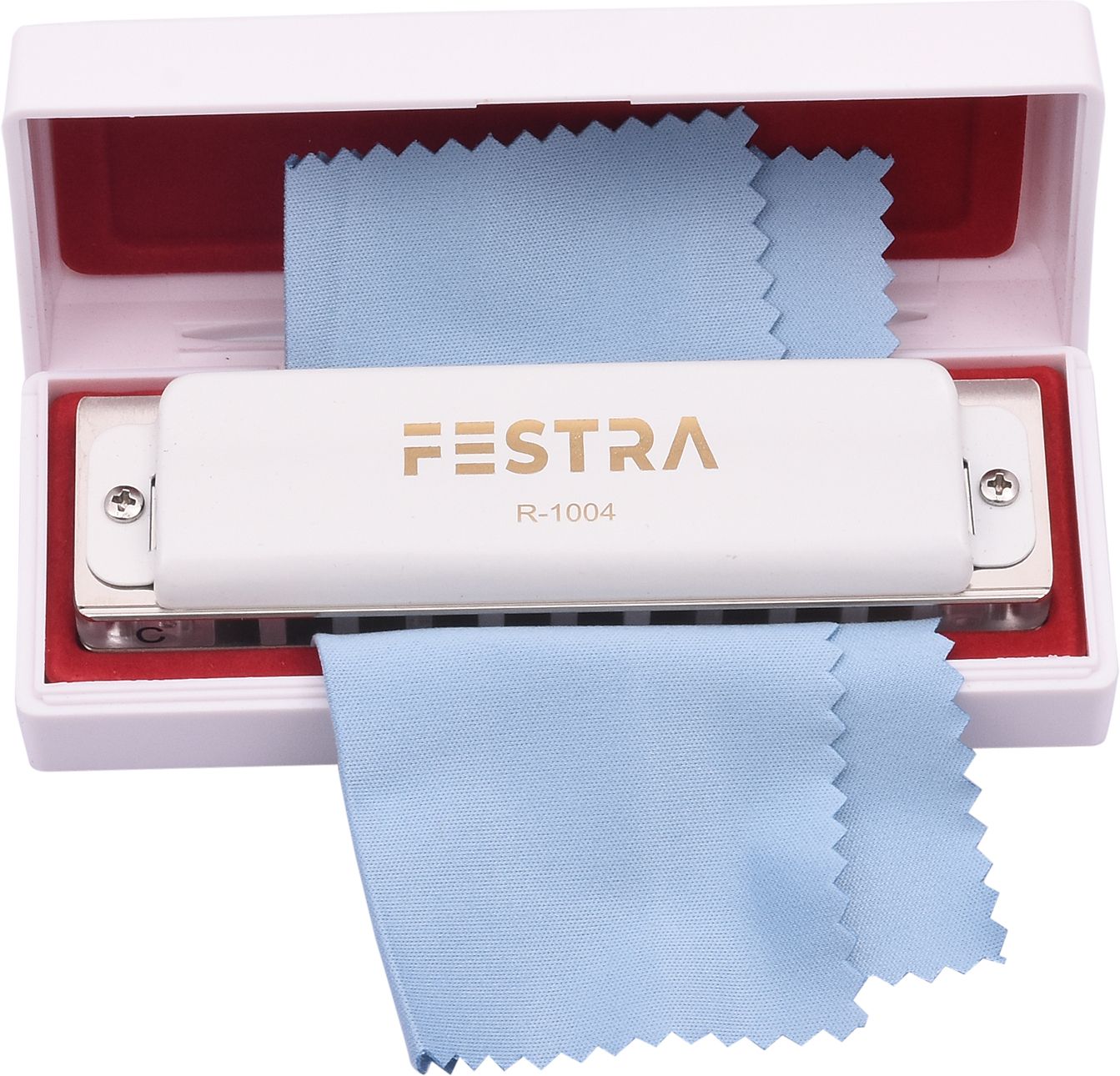 festra R-1004, Diatonic Blues Harmonica Key of C, 10 Holes Diatonic Mouth Organ-picture-17