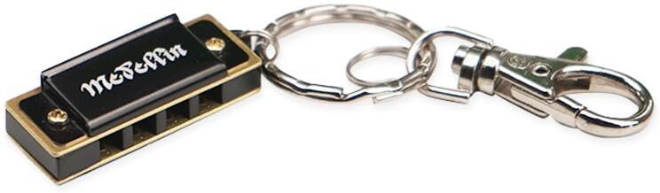 Medellin harmonica MHR-BK4 Small Black keychain-image-41